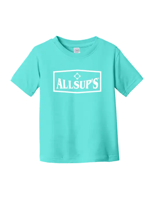 Rabbit Skins Carribean Toddler Fine Jersey Tee w/ALLSUP'S Logo