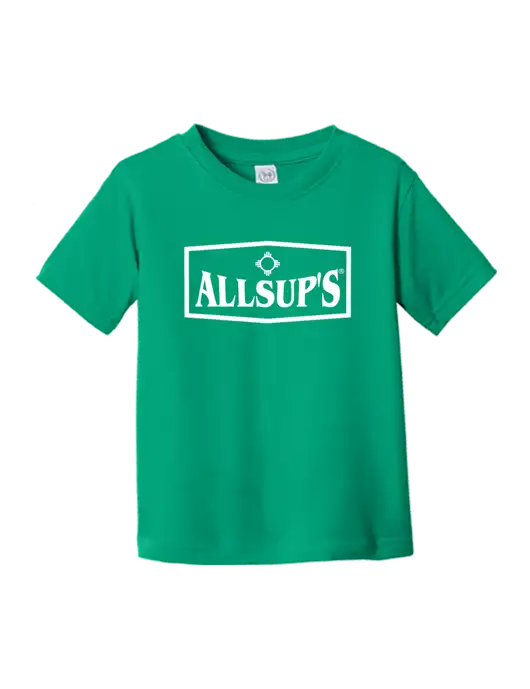 Rabbit Skins Kelly Toddler Fine Jersey Tee w/ALLSUP'S Logo