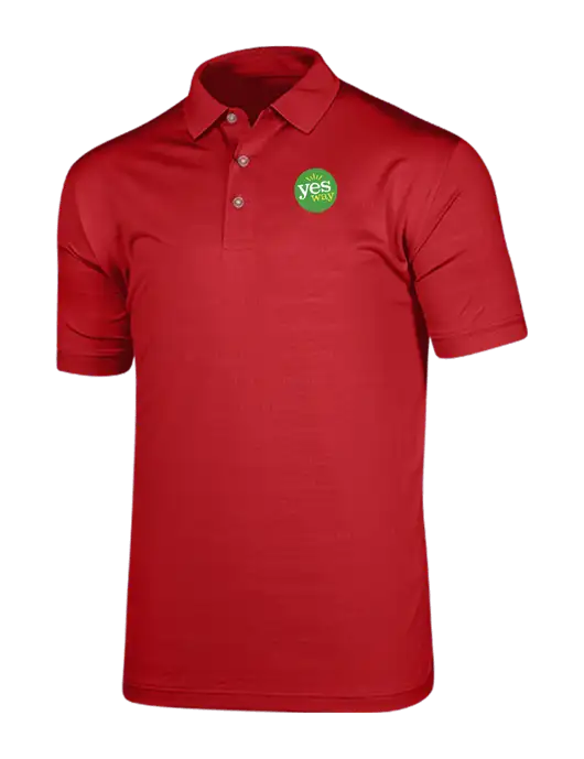 Callaway Vibrant Red Ventilated Polo w/Yesway Logo