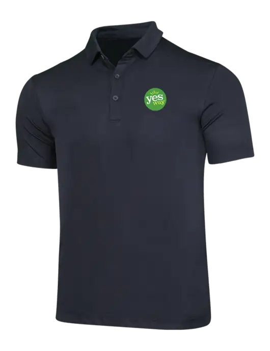 Black Posi-UV Pro Polo w/Yesway Logo