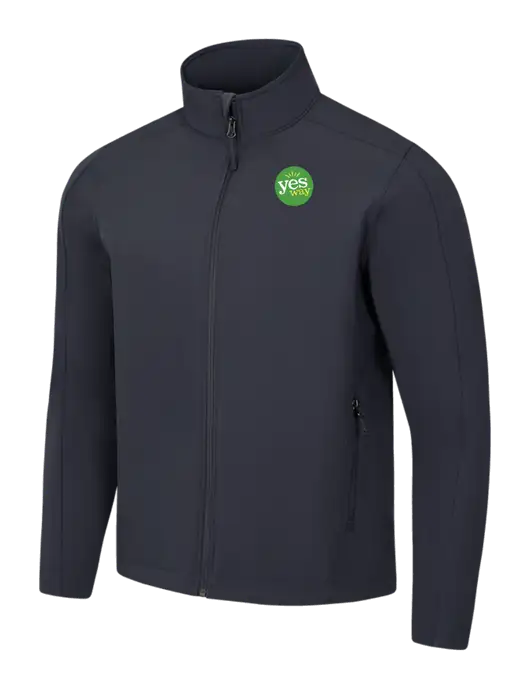 Charcoal Grey Core Soft Shell Jacket w/Yesway Logo