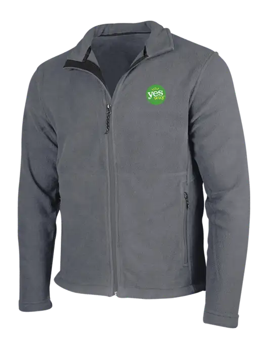 Medium Grey Fleece Jacket w/Yesway Logo