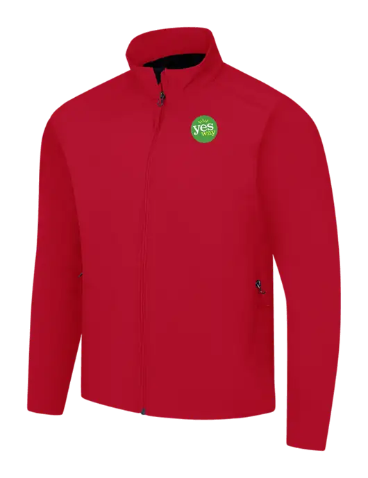 Red Core Soft Shell Jacket w/Yesway Logo