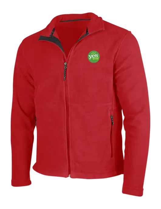 Red Fleece Jacket w/Yesway Logo