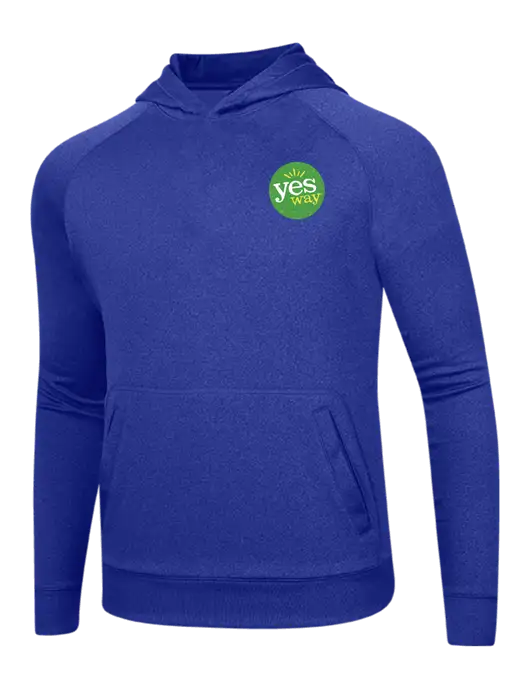 Tech True Royal Fleece Hooded Sweatshirt w/Yesway Logo