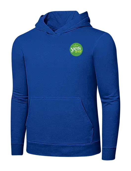 True Royal 7.8 oz Ring Spun Hooded Sweatshirt w/Yesway Logo