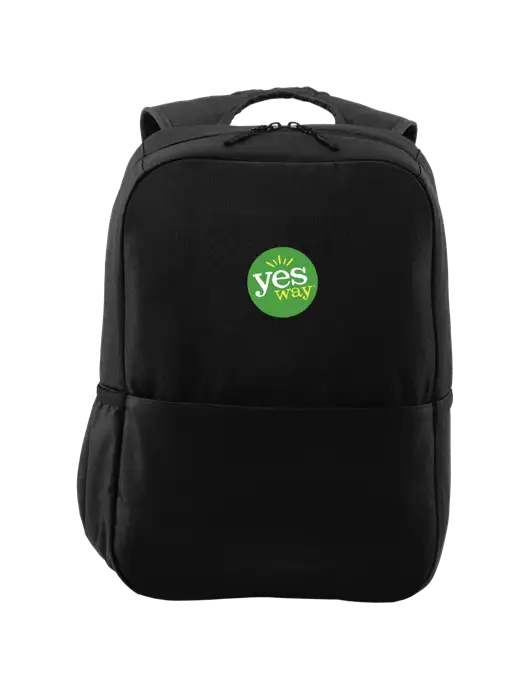 Access Square Laptop Black Backpack w/Yesway Logo