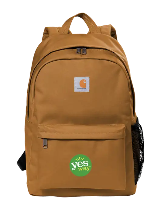 Carhartt Brown Canvas Backpack w/Yesway Logo