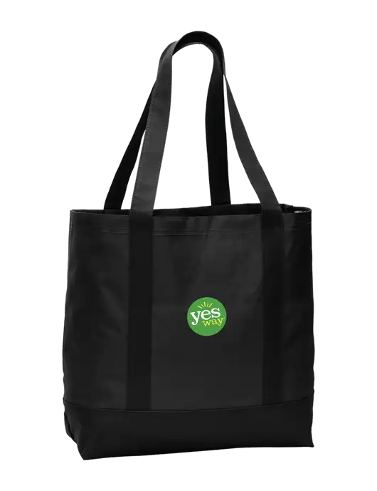 Carryall Black/Black Day Tote w/Yesway Logo