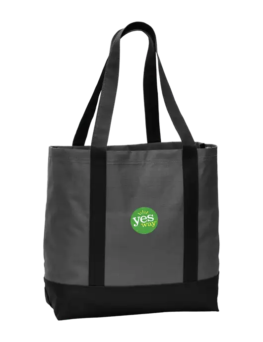 Carryall Charcoal/Black Day Tote Dark w/Yesway Logo