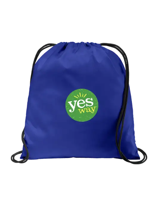 Drawstring  Royal Cinch Pack w/Yesway Logo