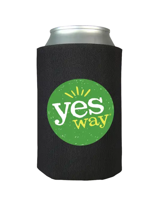 Black Foam Coolie w/Yesway Logo