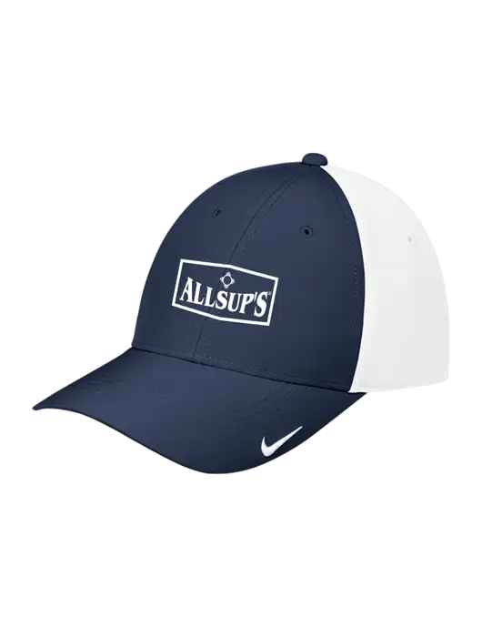 Nike Navy/White Dri-FIT Legacy Cap w/ALLSUP'S Logo