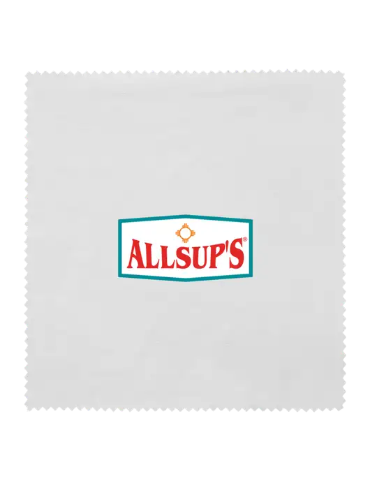 Microfiber Cleaning Cloth, 6 x 6 w/ALLSUP'S Logo
