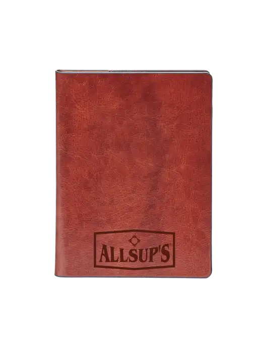 Fabrizio Brown Rfid Passport Holder w/ALLSUP'S Logo