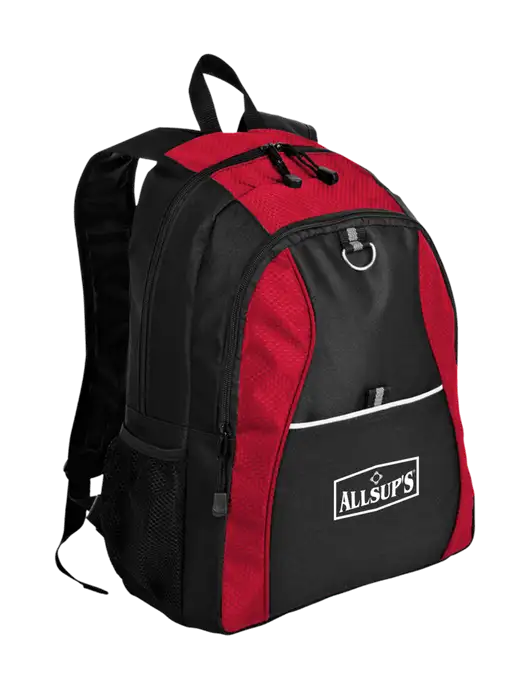 Honeycomb Red/Black Backpack w/ALLSUP'S Logo