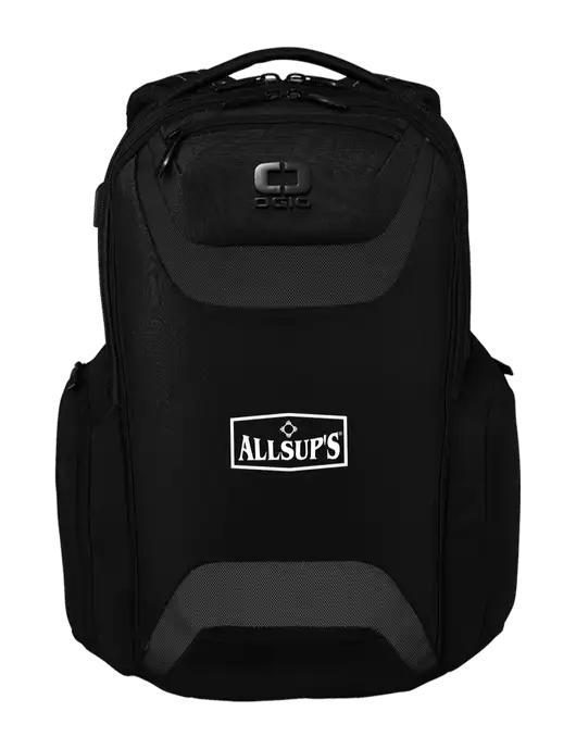 OGIO Black Charcoal Connected Pack w/ALLSUP'S Logo