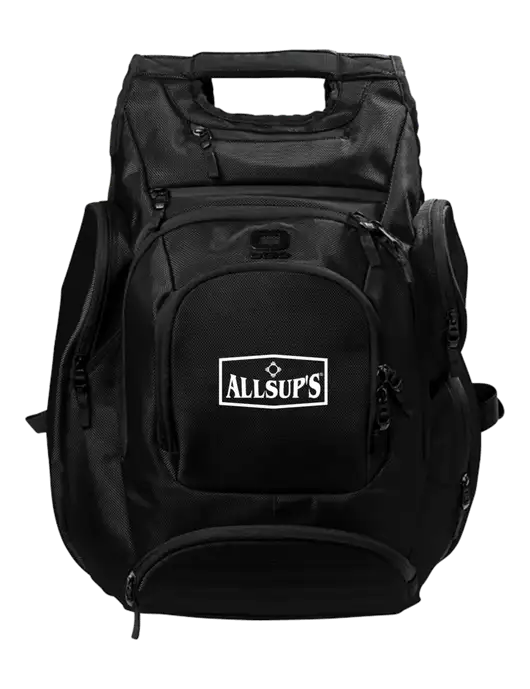 OGIO Blacktop Metro Ballistic Laptop Backpack w/ALLSUP'S Logo