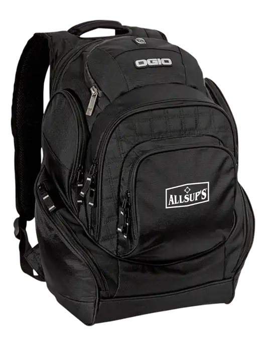 OGIO Black Mastermind Pack w/ALLSUP'S Logo