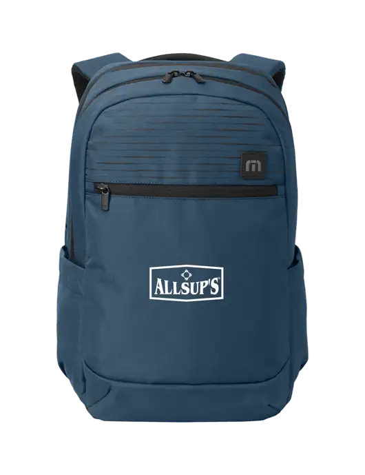 TravisMathew Light Navy Approach Backpack w/ALLSUP'S Logo
