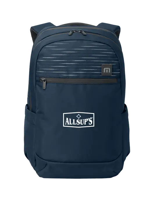 TravisMathew Navy Approach Backpack w/ALLSUP'S Logo