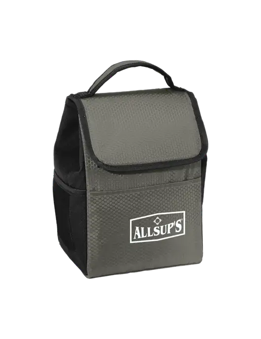 Lunch Bag Grey/Black Cooler w/ALLSUP'S Logo