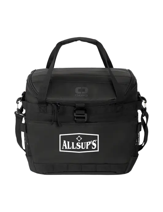 OGIO Black Sprint 24-Pack Cooler w/ALLSUP'S Logo