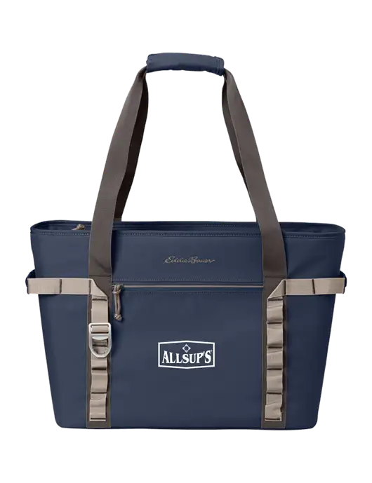 Eddie Bauer Navy Max Cool Tote Cooler  w/ALLSUP'S Logo