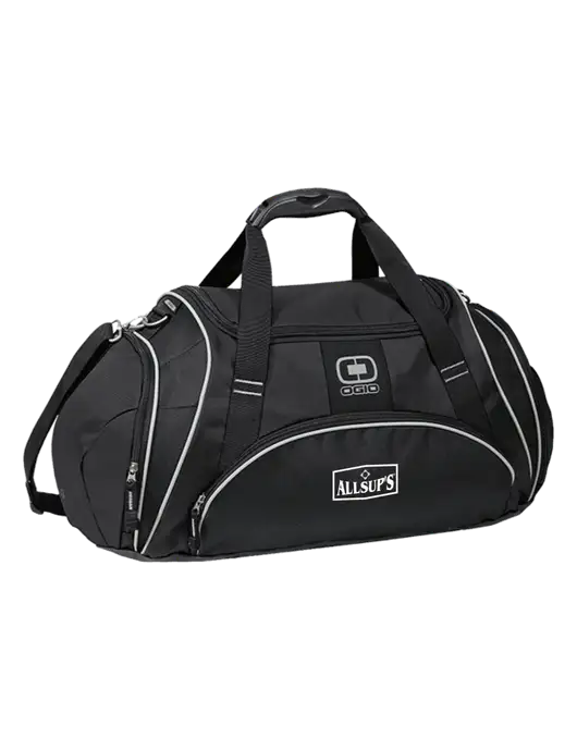OGIO Black Crunch Duffel
 w/ALLSUP'S Logo