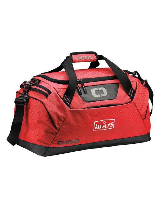 OGIO Red Catalyst Duffle
 w/ALLSUP'S Logo
