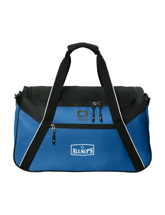 OGIO Light Navy/Black Inception Duffel w/ALLSUP'S Logo