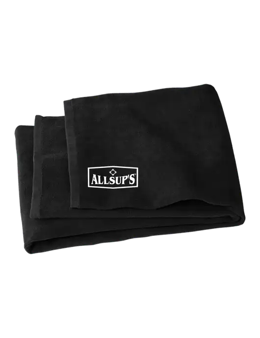 Black Beach Towel w/ALLSUP'S Logo