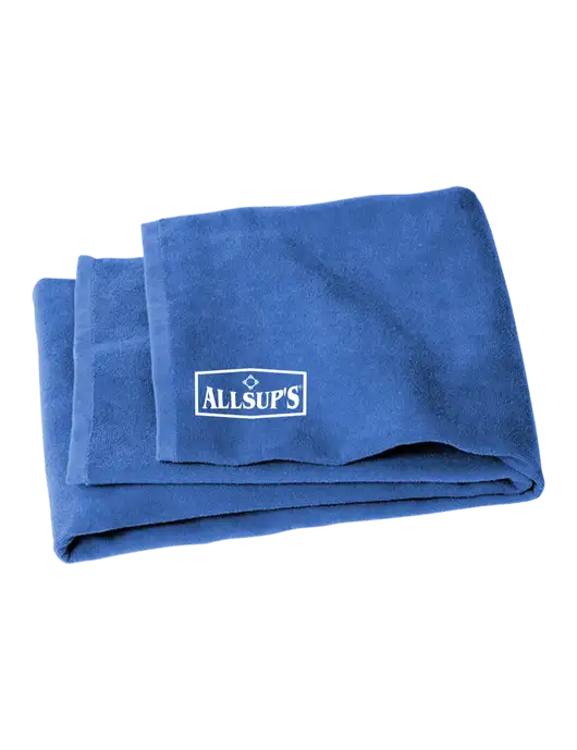 Royal Beach Towel w/ALLSUP'S Logo