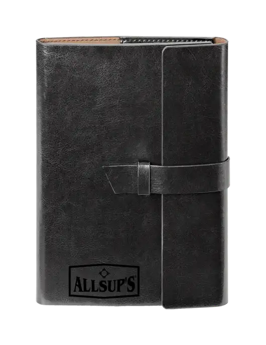 Fabrizio Black 6.875 x 9.56 Portfolio w/ALLSUP'S Logo