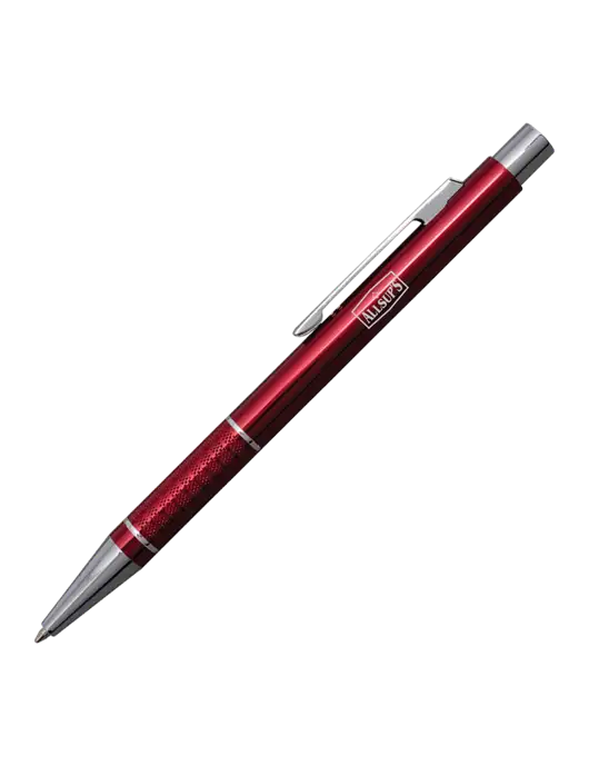 St George Red Pen - Blue Ink w/ALLSUP'S Logo