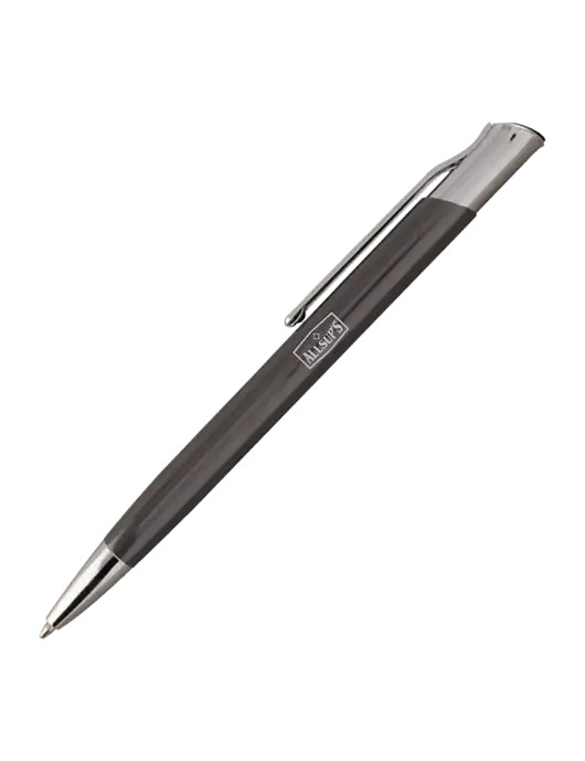 San Malo Gunmetal Pen - Black Ink w/ALLSUP'S Logo