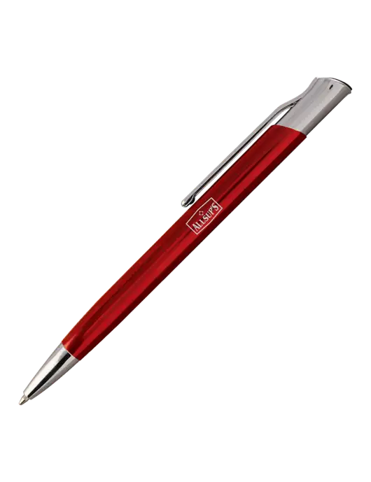 San Malo Red Pen - Black Ink w/ALLSUP'S Logo