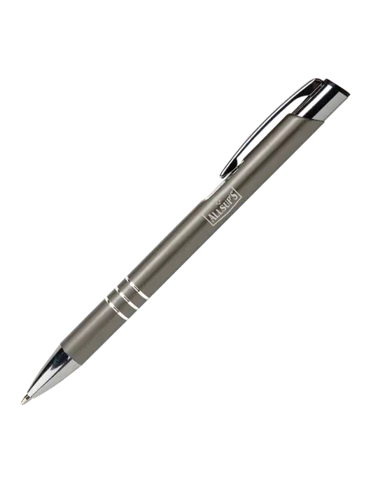Laurent Gunmetal Pen - Black Ink w/ALLSUP'S Logo