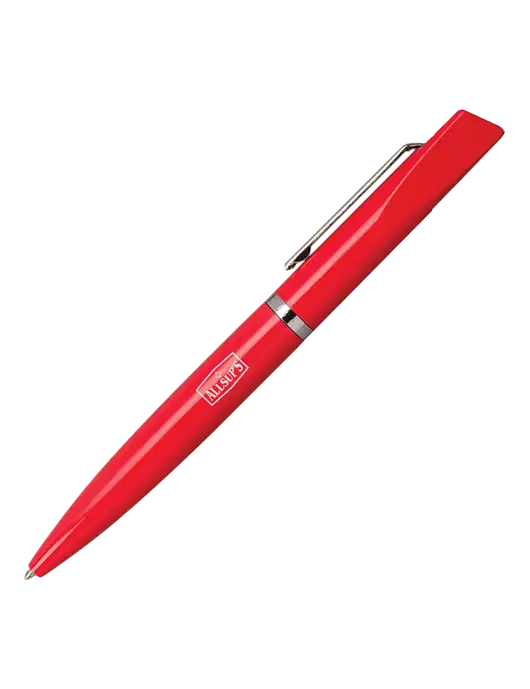 Santos Red Pen - Black Ink w/ALLSUP'S Logo