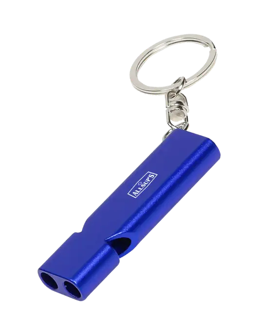 Quick Alert Blue Safety Whistle w/ALLSUP'S Logo