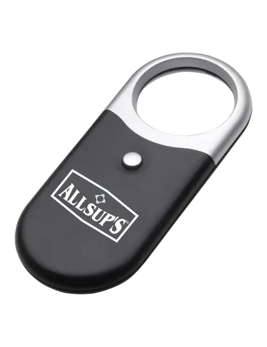 Compact Black Magnifier Light w/ALLSUP'S Logo