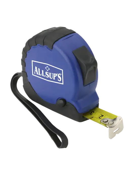 Blue Tape Measure, 16' w/ALLSUP'S Logo