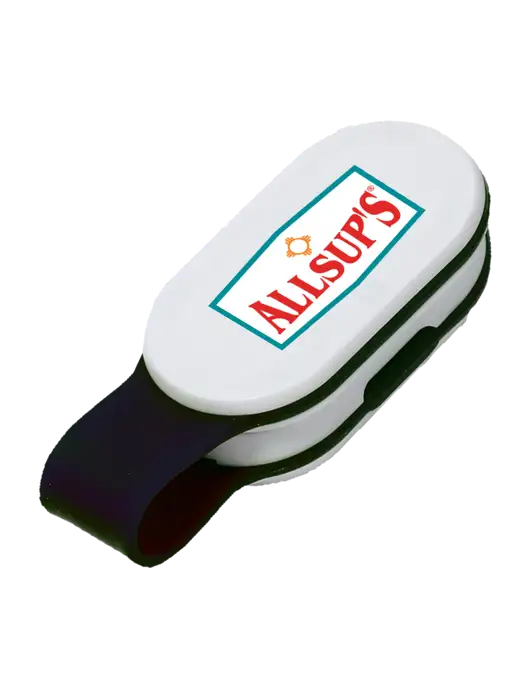 Magna Clip Black Personal Safety Light w/ALLSUP'S Logo