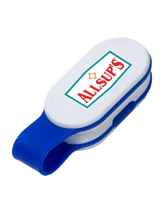 Magna Clip Blue Personal Safety Light w/ALLSUP'S Logo