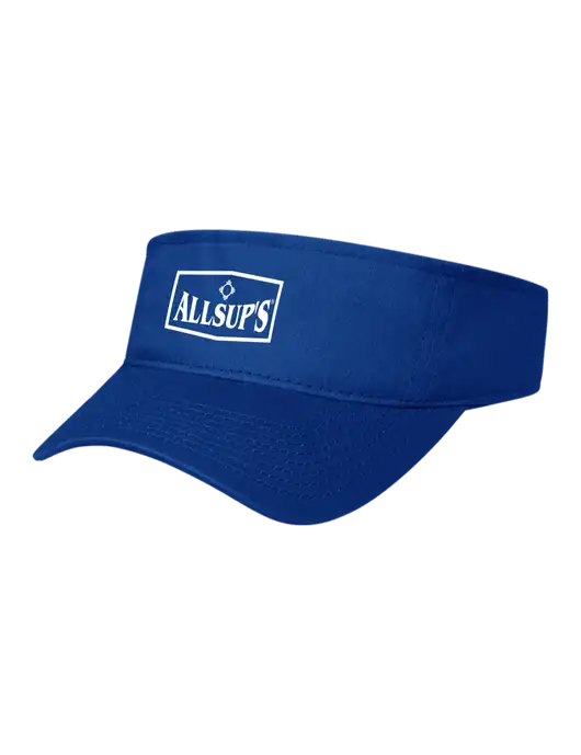 Royal Cap Visor w/ALLSUP'S Logo