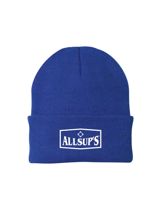 Royal Knit Cap w/ALLSUP'S Logo