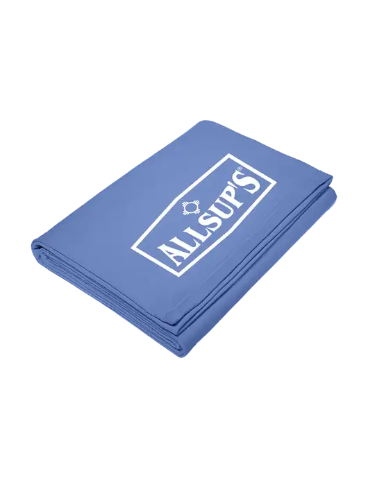 Core Carolina Blue Fleece Sweatshirt Blanket w/ALLSUP'S Logo