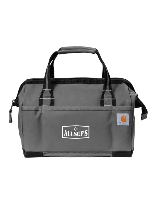 Carhartt Foundry Series 14” Grey Tool Bag w/ALLSUP'S Logo
