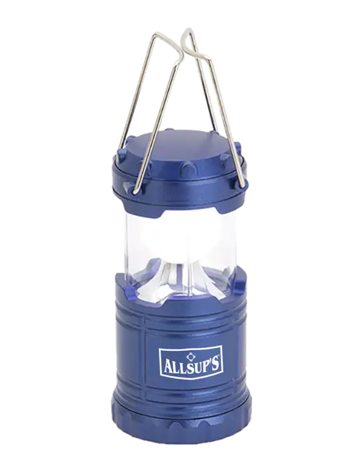 Blue Mini Retro Lantern w/ALLSUP'S Logo