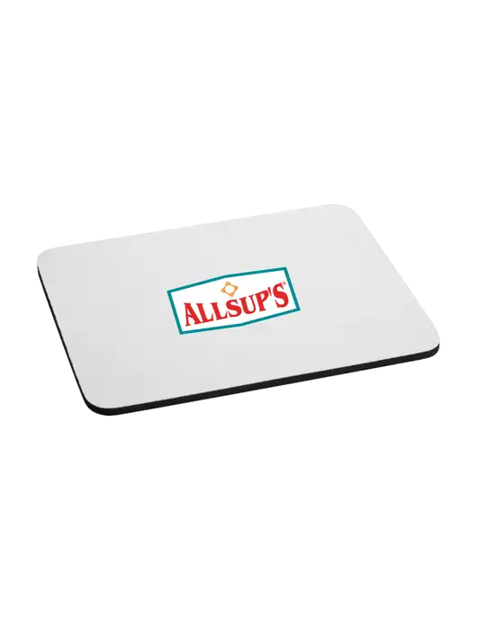 Neoprene Mouse Pad 9.25" x 7.75"  w/ALLSUP'S Logo